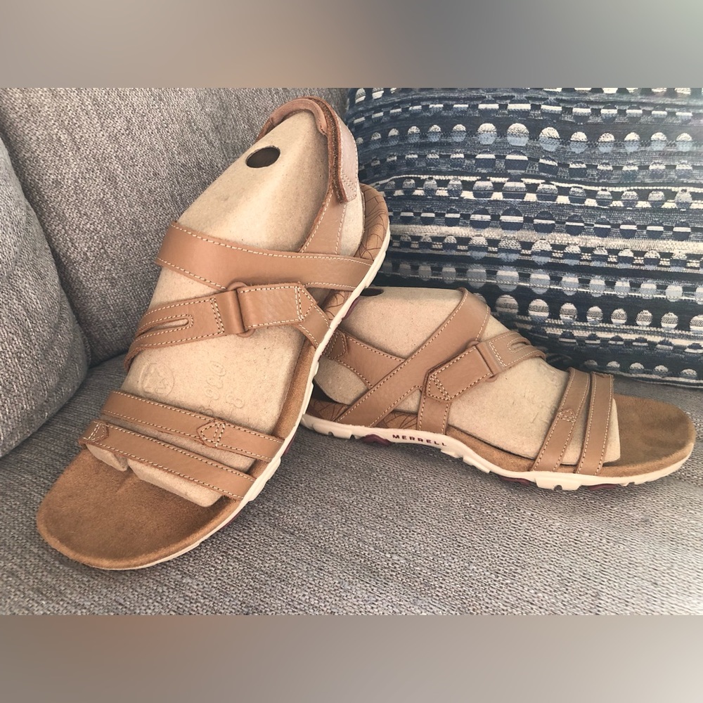Tan Merrell Sandals
